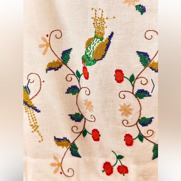 BNWT Stunning Farm Rio Pitanga Embroidered One-Shoulder Maxi Dress - Picture 4 of 7